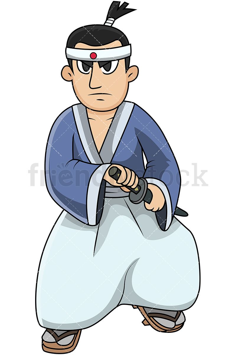 samurai clipart person japanese