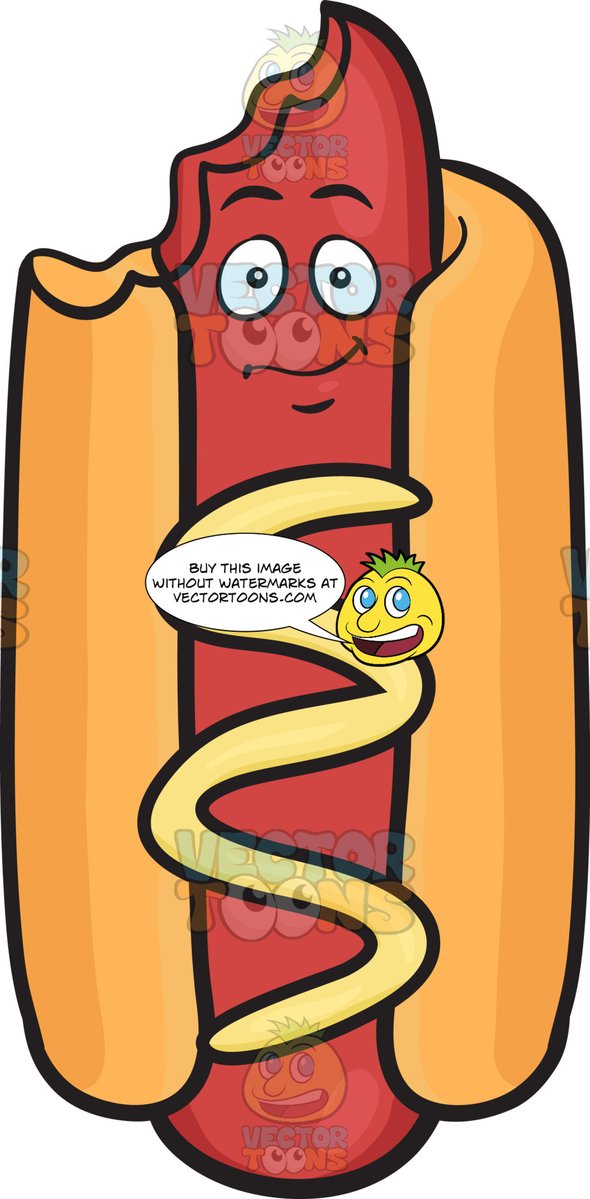 Sandwich clipart bitten sandwich. Hot dog 
