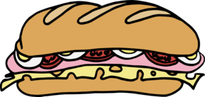sandwich clipart hero sandwich