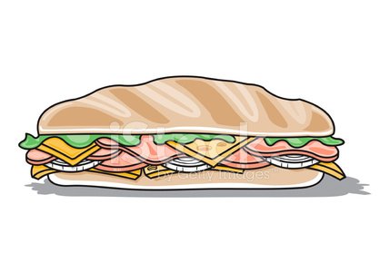 Sandwich clipart hoagie. Premium clipartlogo com 