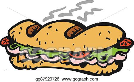 sandwich clipart hot cold food