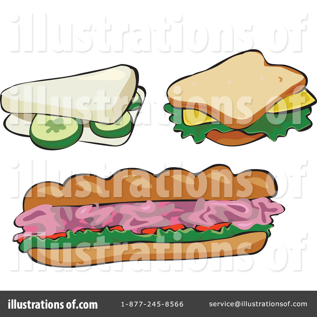 sandwich clipart illustration