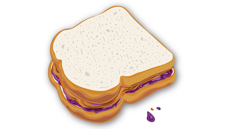 sandwich clipart pb&j sandwich