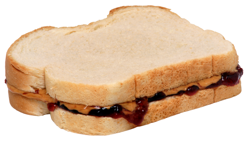 sandwich clipart pbj