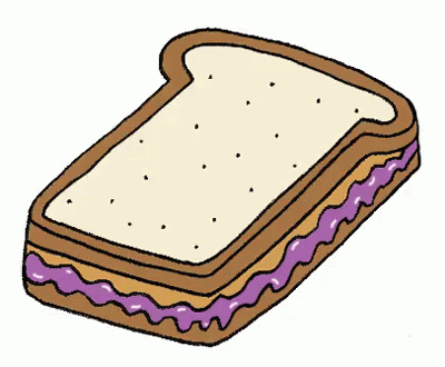 Sandwich clipart pbj. Peanut butter and jelly