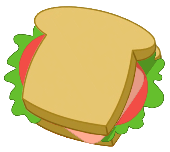 Sandwich clipart picnic sandwich. Hamlogna mixels wiki fandom