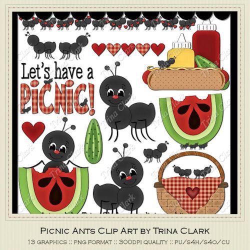 Sandwich clipart picnic sandwich. Ants print this to