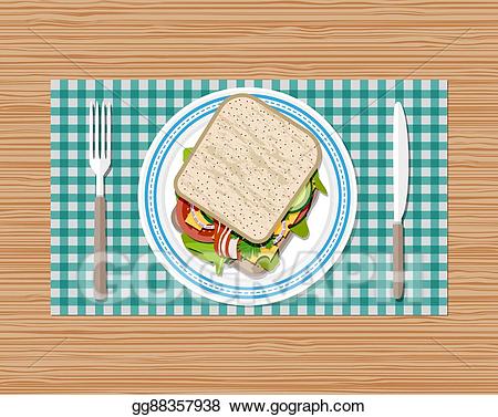 sandwich clipart plate sandwich