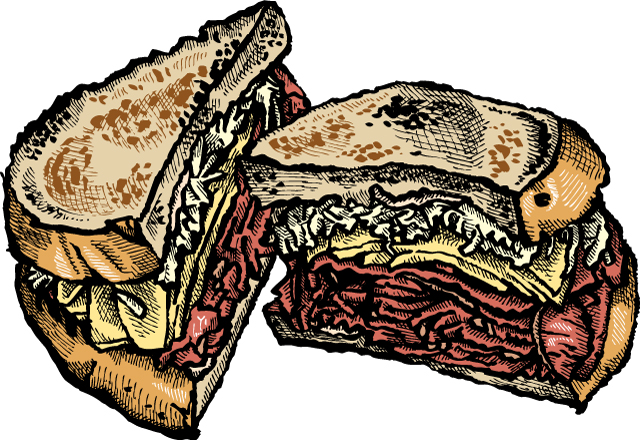 sandwich clipart reuben sandwich