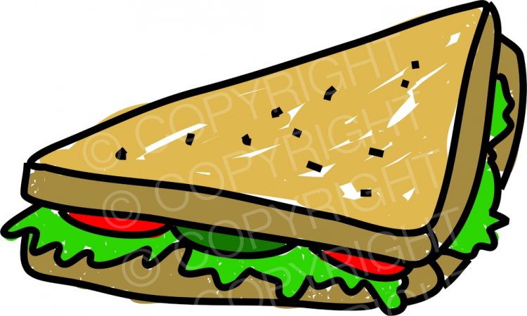Sandwich clipart salad sandwich. Prawny food clip art