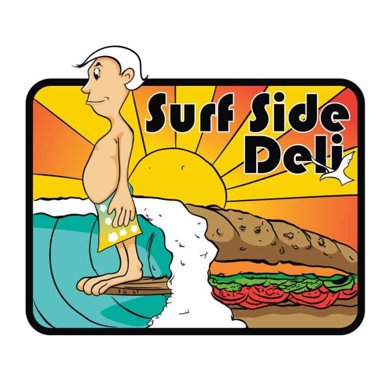 Surf side deli delivery. Sandwich clipart sandwich chip