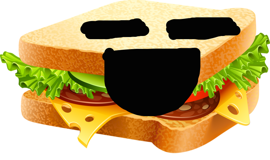 sandwich clipart sandwich face