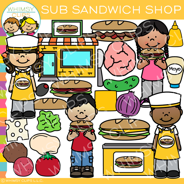 shop clipart sandwich shop