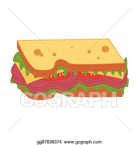 sandwich clipart snack