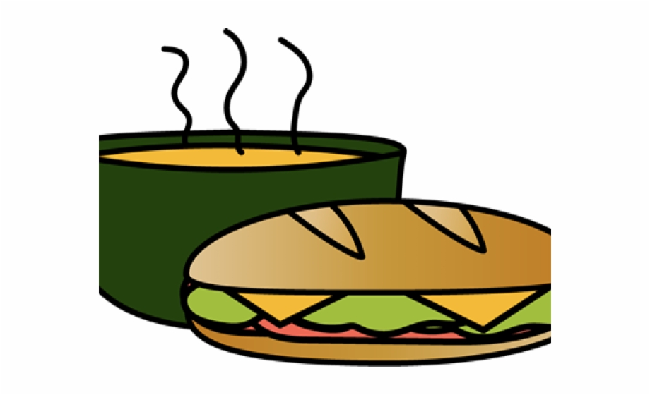 sandwich clipart soup