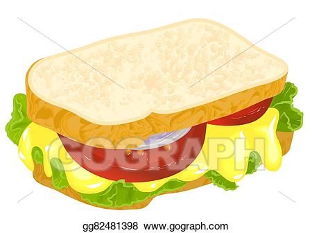 sandwich clipart tomato sandwich