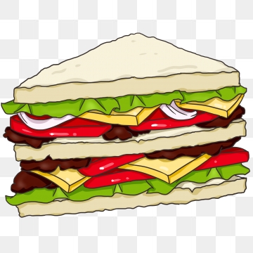 sandwich clipart vector