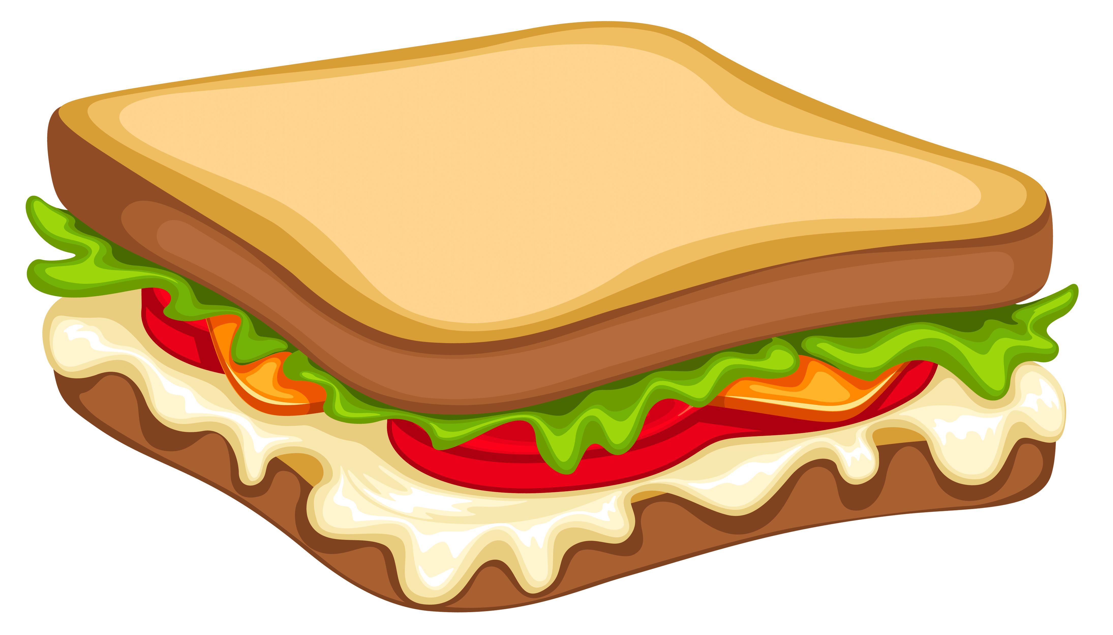 sandwich clipart veggie sandwich