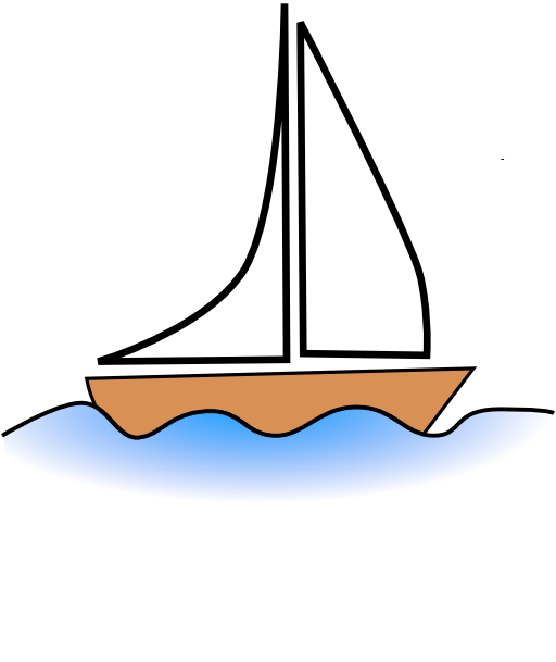 santa clipart boat