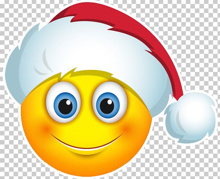 Santa clipart emoji. Smiley christmas claus emoticon