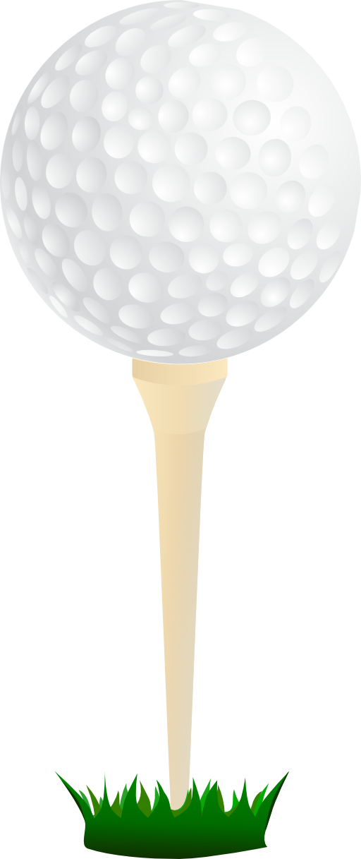 santa clipart golfing