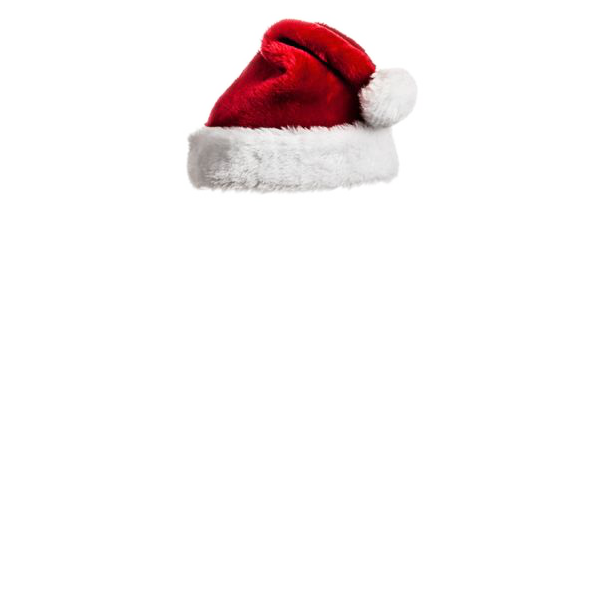 Add a hat overlay. Santa clipart profile