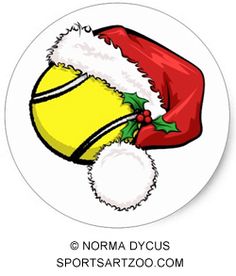  best christmas images. Santa clipart tennis