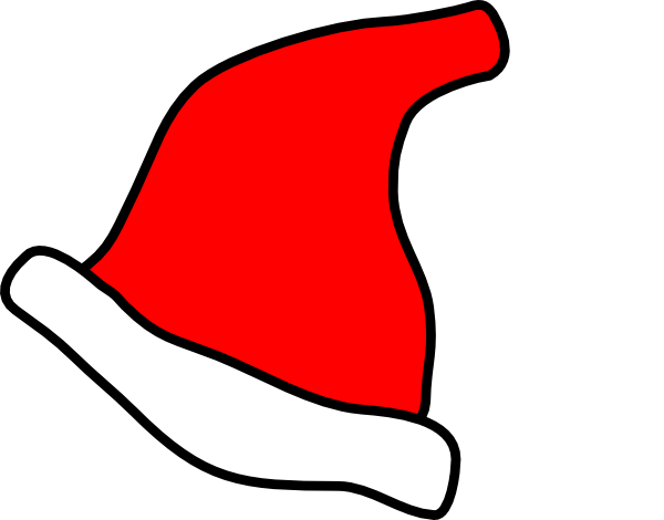 Clip art at clker. Santa hat vector png