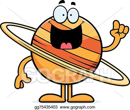 saturn clipart cartoon