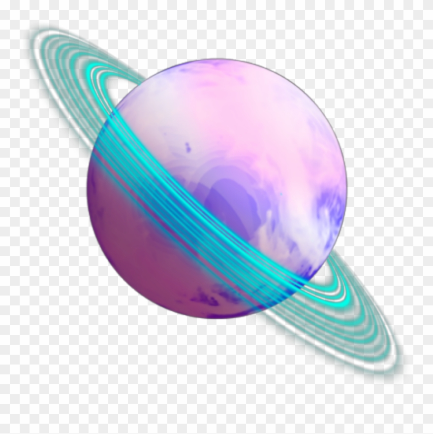 saturn clipart colorful