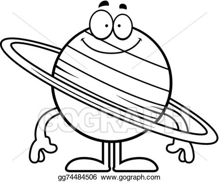 saturn clipart happy