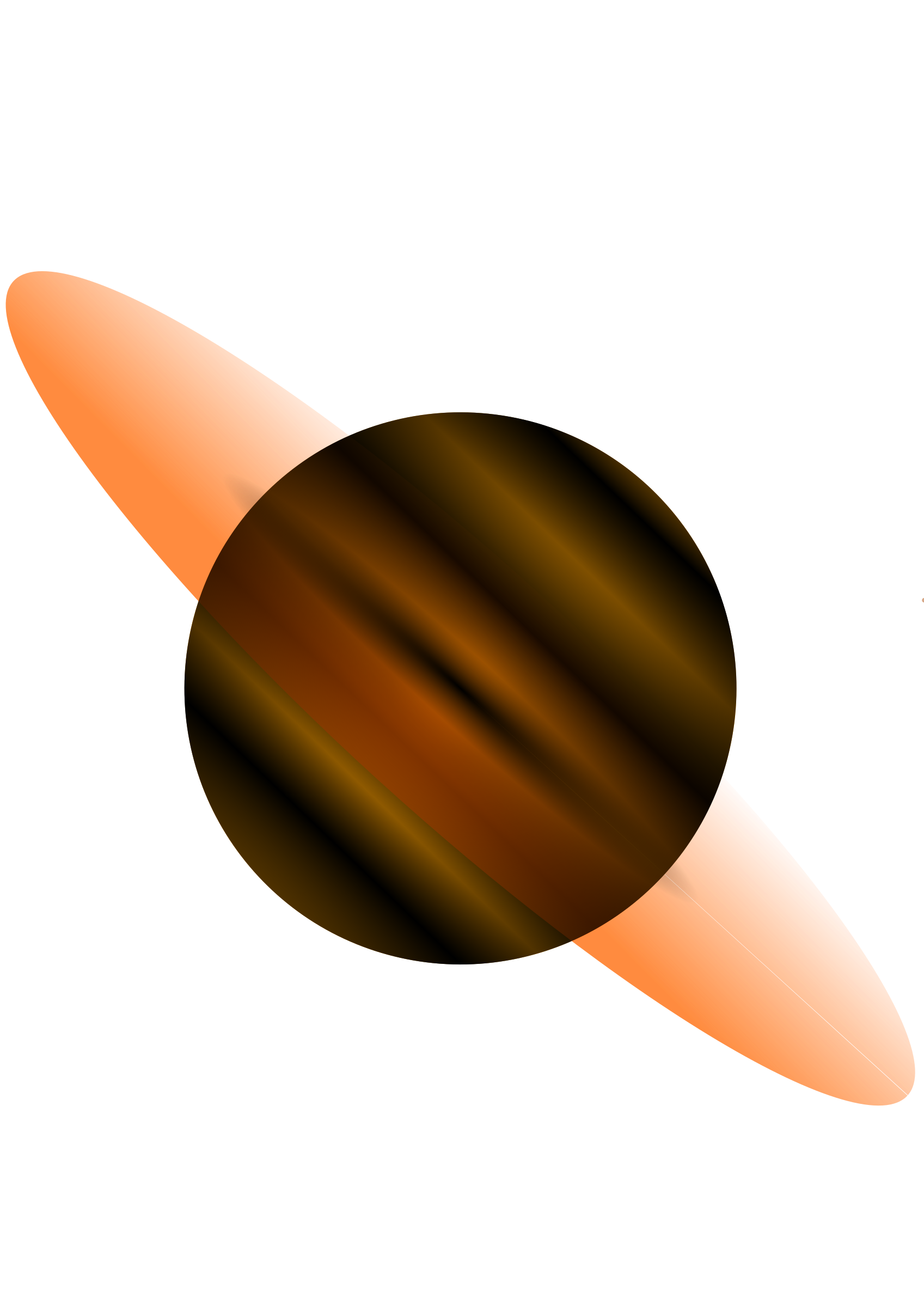 saturn clipart red planet