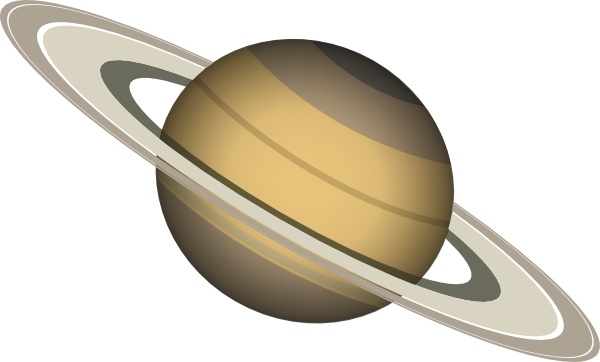 Saturn clipart vector. Clip art free in