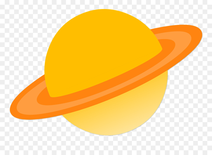 saturn clipart yellow planet
