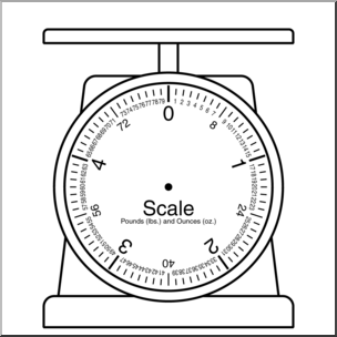 scale clipart blank