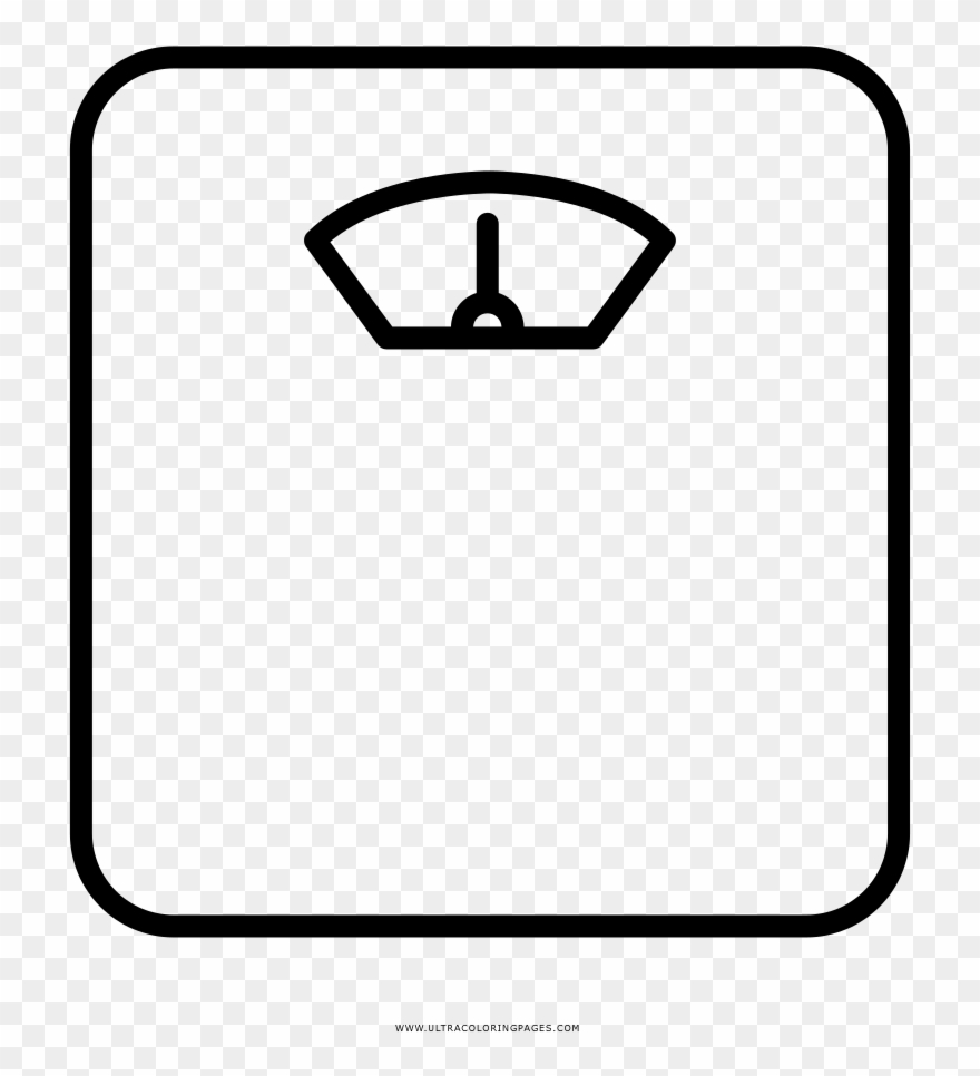 Scale clipart coloring page. Weight scales colouring pages