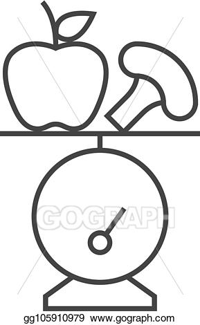 scale clipart food drawing