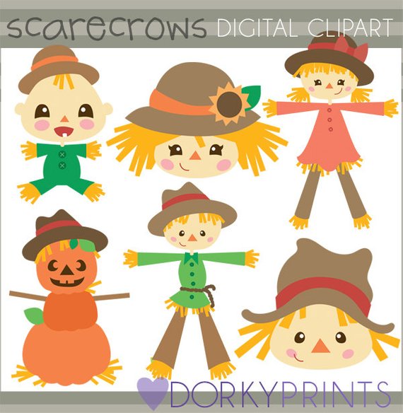 Scarecrow clipart baby. Personal and limited commercial