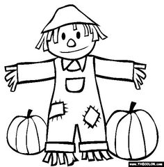Free download clip . Scarecrow clipart black and white
