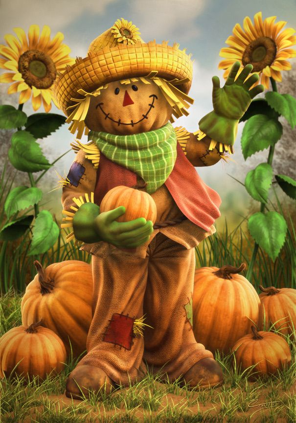 scarecrow clipart decoration