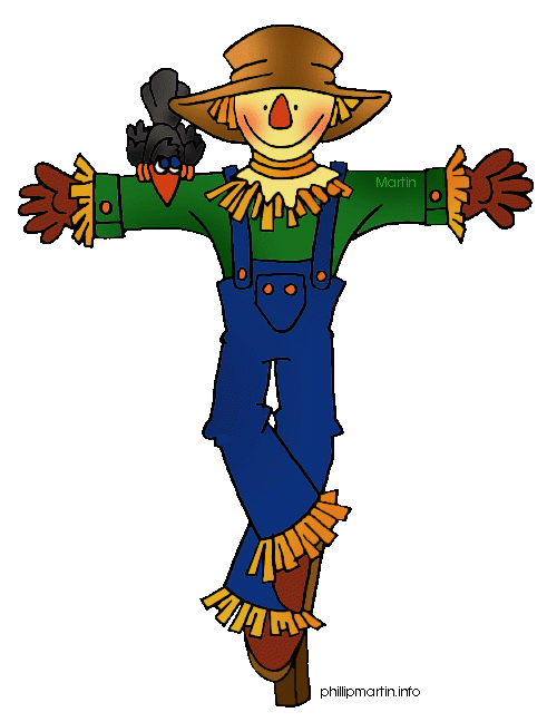 scarecrow clipart drawn