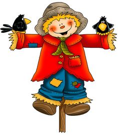 scarecrow clipart leave