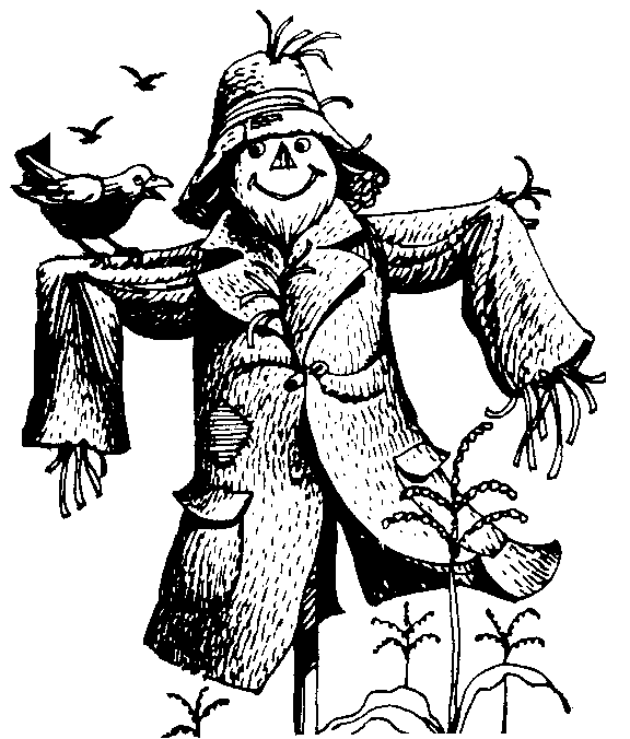 scarecrow clipart printable
