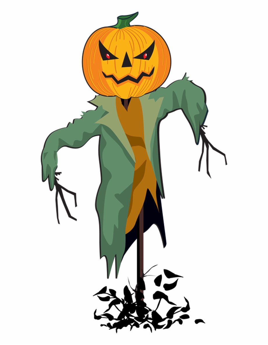 scarecrow clipart pumpkin patch