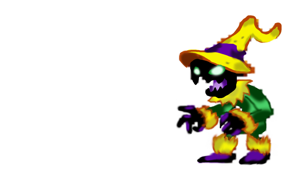 scarecrow clipart purple