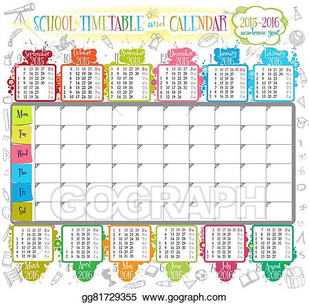schedule clipart calendar 2015