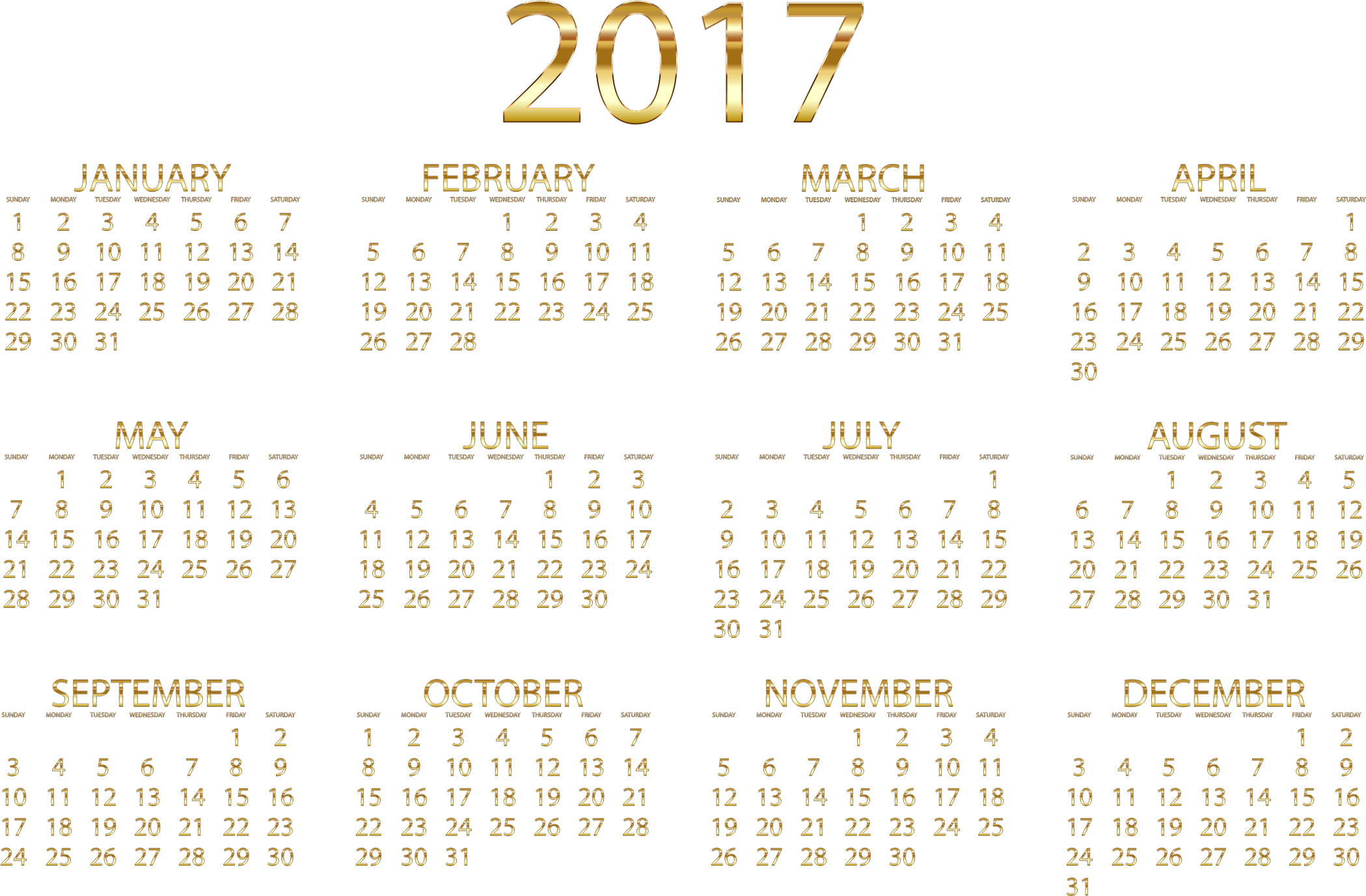 schedule clipart calendar 2017