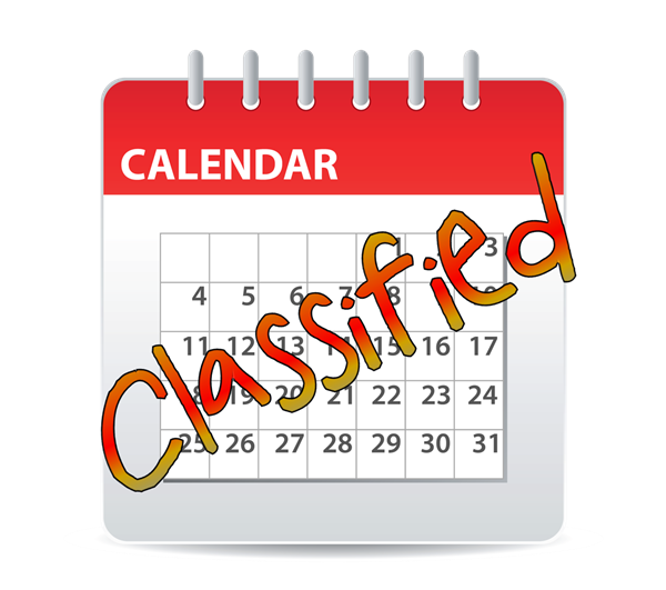 Schedule clipart calendar page. Human resources classified calendars