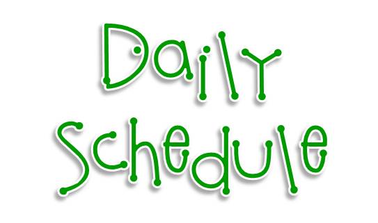 schedule clipart daily report