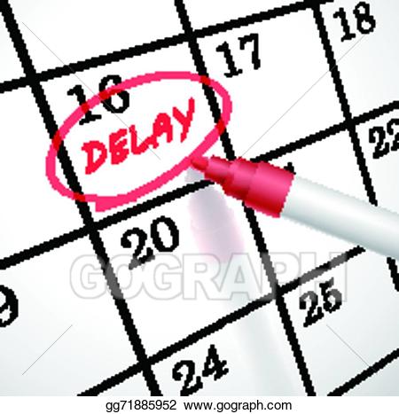 schedule clipart delay